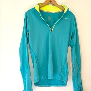 Nike Teal Active Quarter Zip (Small)